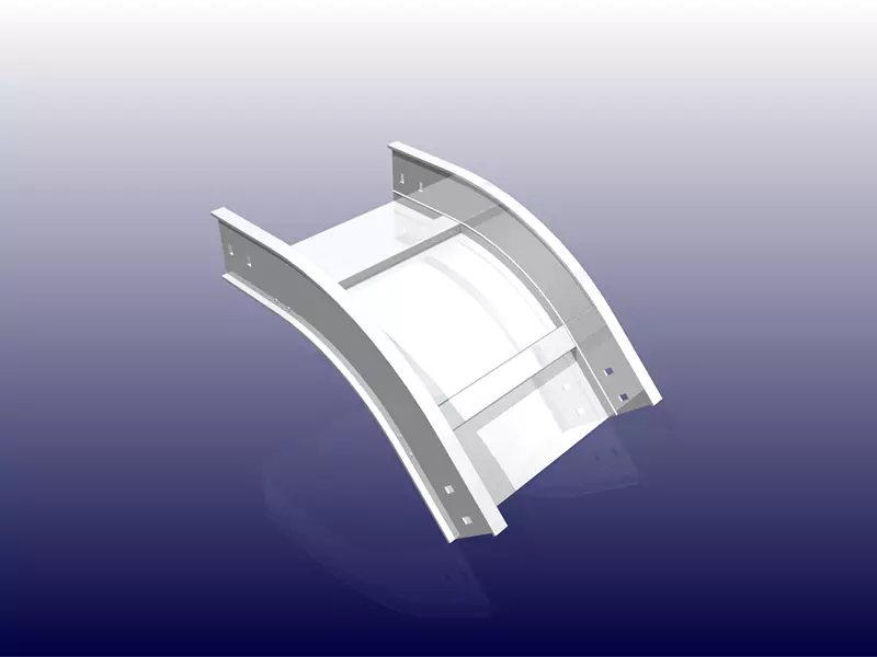 垂直下降 45° 彎頭 (VERTICAL OUTSIDE 45° ELBOW) 詳圖 2