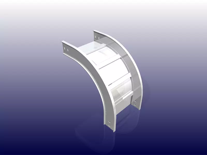 垂直下降 90° 彎頭 (VERTICAL OUTSIDE 90° ELBOW) 詳圖 2