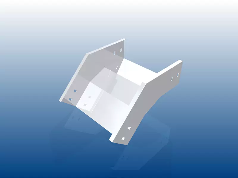 垂直下降 45° 彎頭 (VERTICAL OUTSIDE 45° ELBOW) 詳圖 2