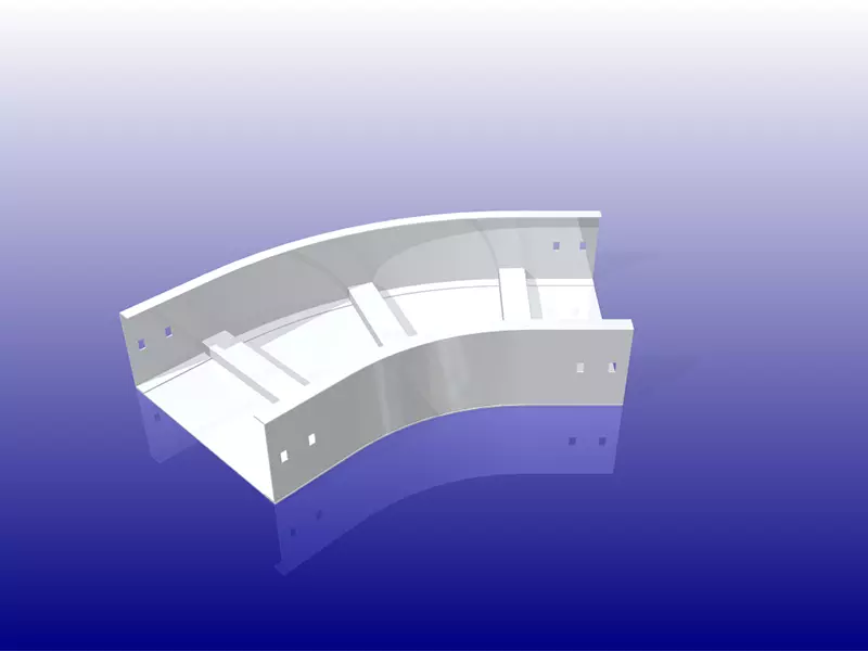 水平Ｌ形 45° 彎頭 (HORIZONTAL 45° ELBOW) 詳圖 2
