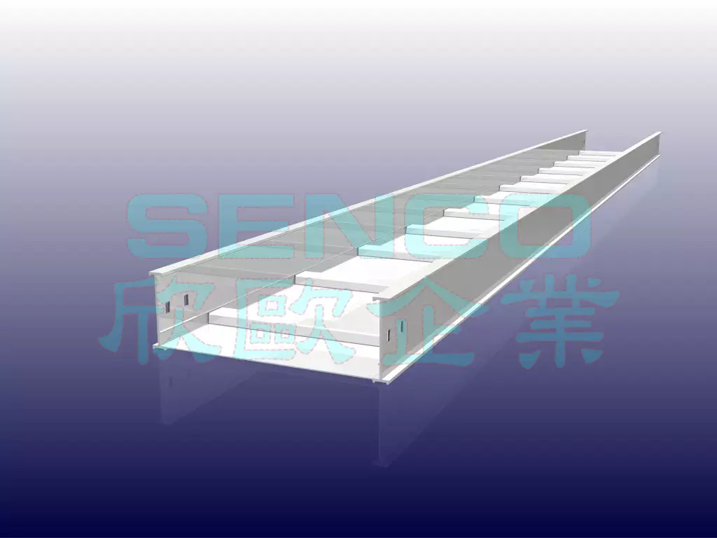 鋁製梯型線槽附底板